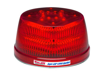 Whelen L31 High Dome Beacon in Red