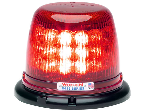 Whelen R416 Rota-Beam Beacon in Red