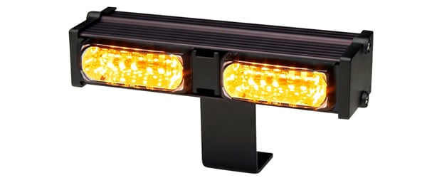 Whelen Dominator Plus 2 LINZ6 with "L" Bracket in Amber