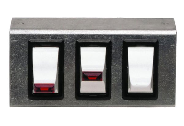 Whelen PC-3 Heavy Duty Control Switch with Panel - Metal bracket sold separately