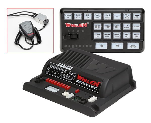 Whelen 3207 with 21 Push-Buttons and Slide Switch Controller