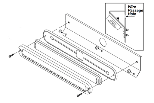 Whelen Strip-Lite&#8482; Plus 45&#176; Mounting Bracket